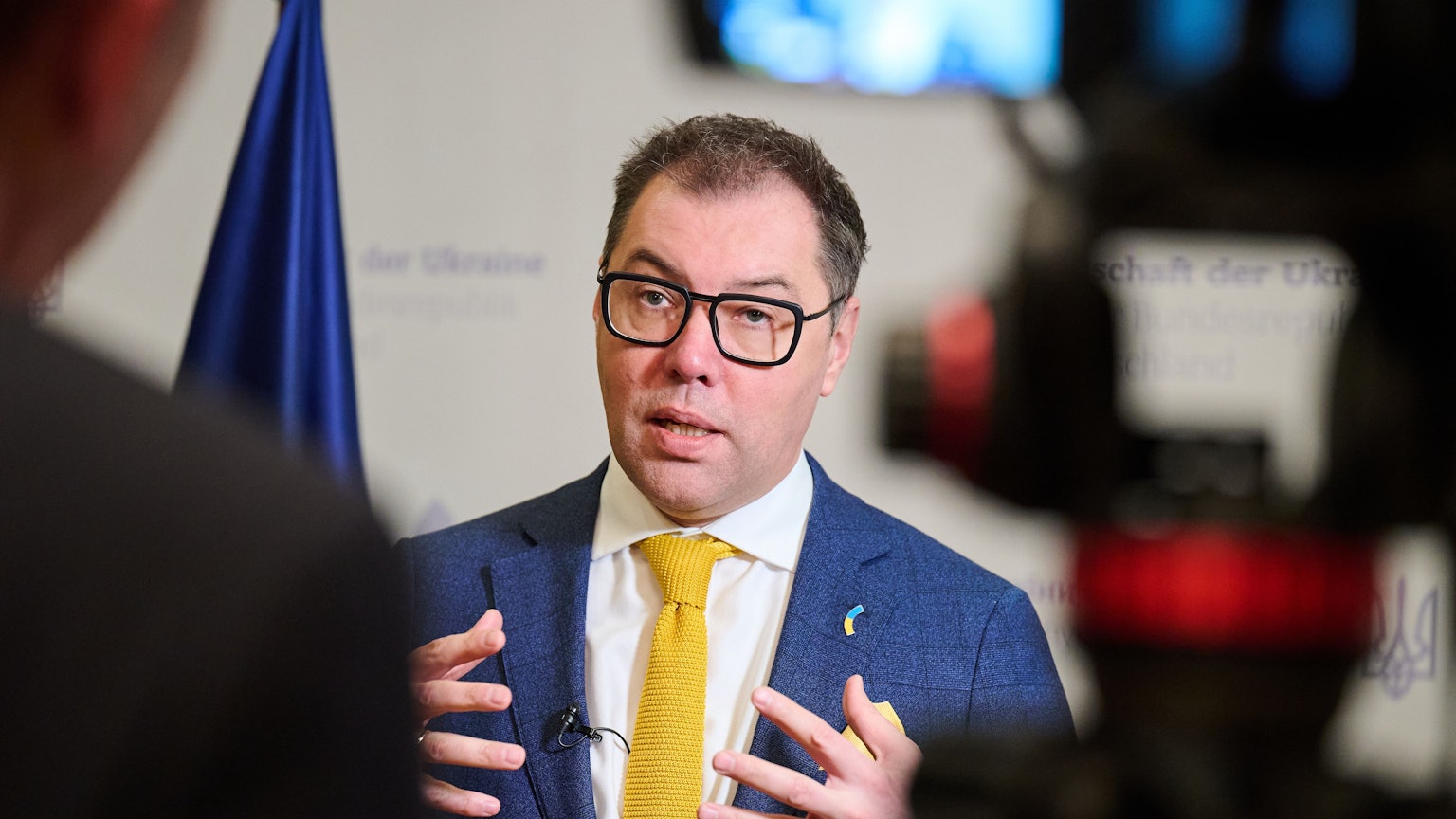 Lob für die deutsche Führungsrolle: Der ukrainische Botschafter in Berlin, Oleksii Makeiev.