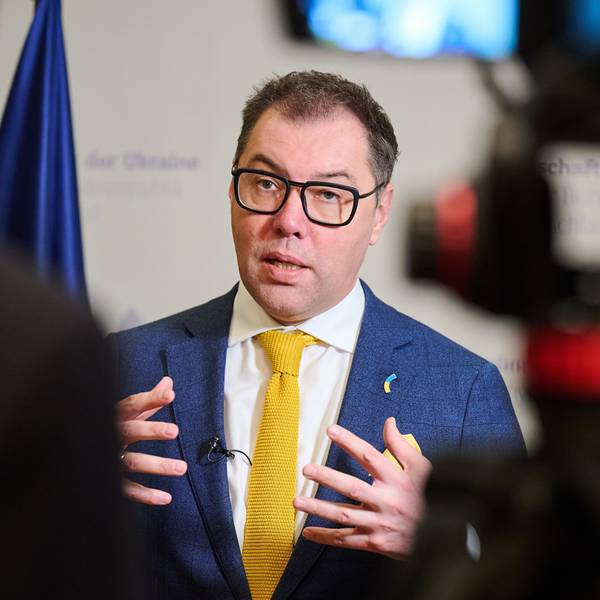 Lob für die deutsche Führungsrolle: Der ukrainische Botschafter in Berlin, Oleksii Makeiev.