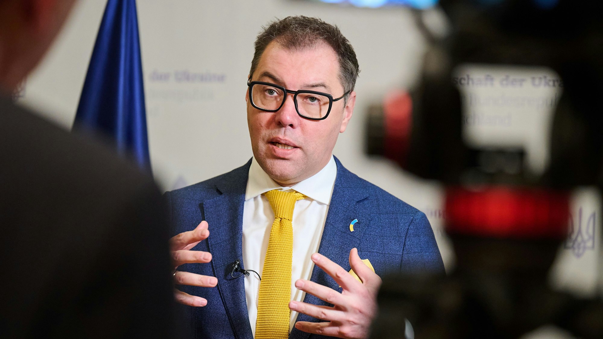 Lob für die deutsche Führungsrolle: Der ukrainische Botschafter in Berlin, Oleksii Makeiev.