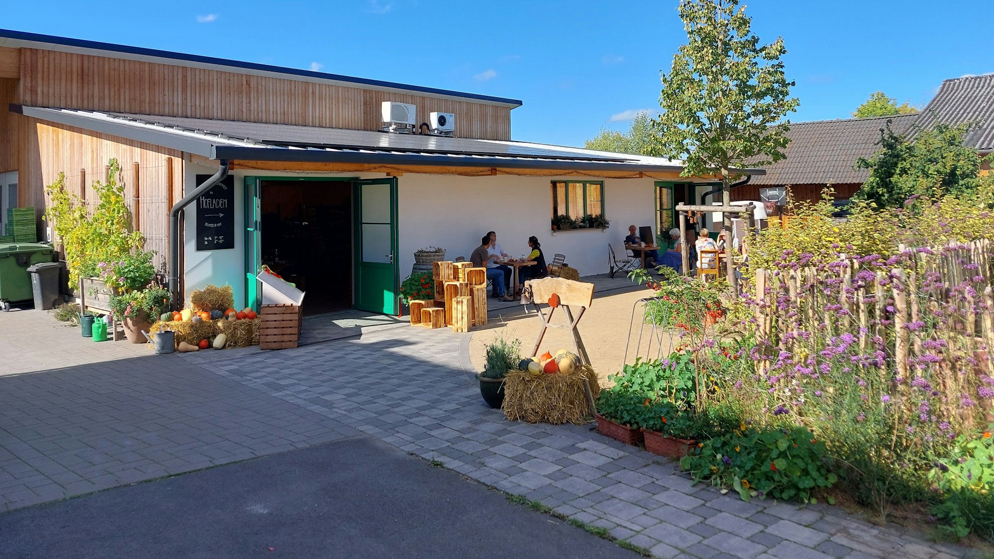 Der Eingangsbereich des Bioladens.