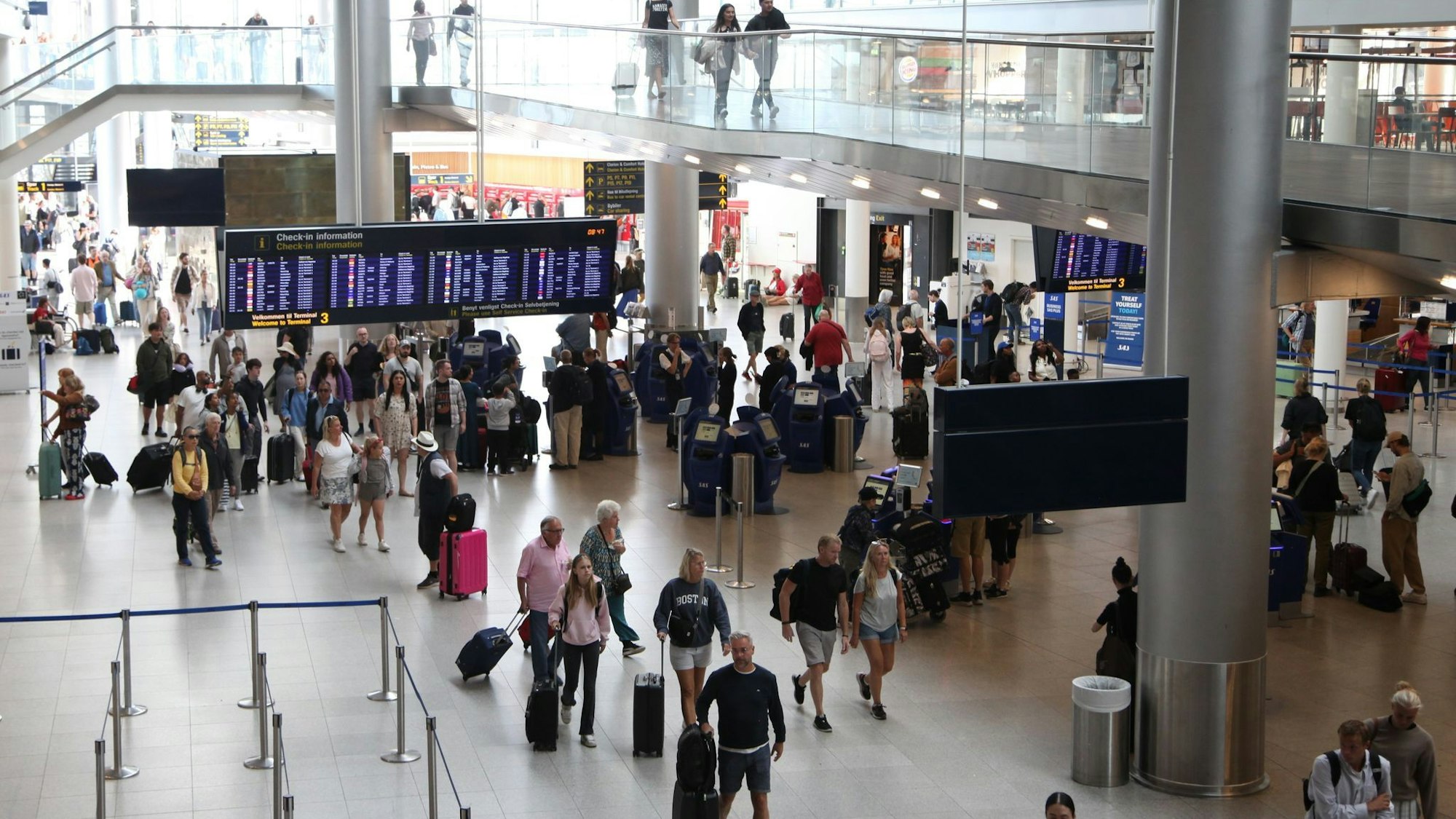 Am Flughafen Kopenhagen wurden Drohnen gesichtet. (Illustration)