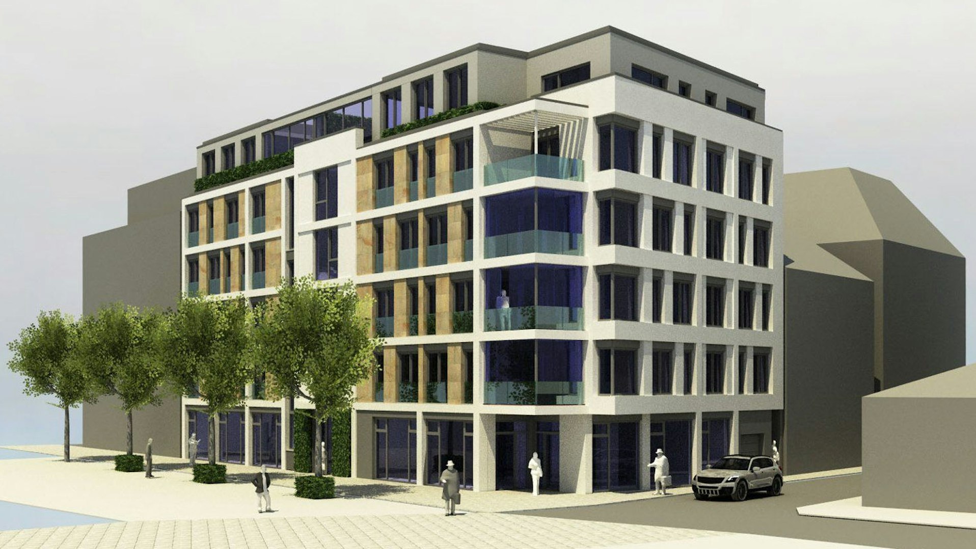 Der Troisdorfer Bauunternehmer Halil Fidan reißt das Haus Ecke Bahnhofstraße/Neue Poststraße ab und baut ein neues Wohn- und Geschäftshaus