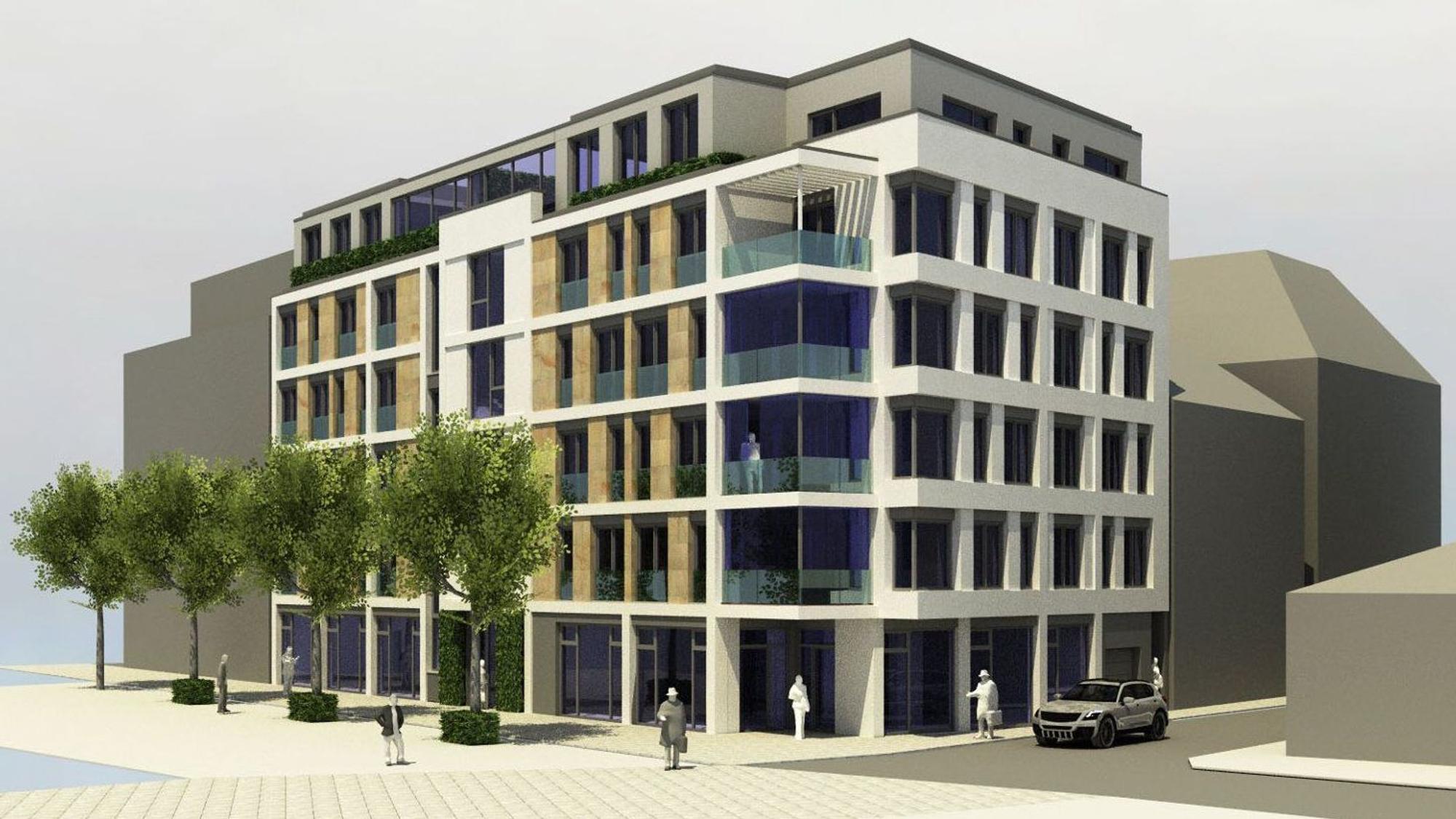 Der Troisdorfer Bauunternehmer Halil Fidan reißt das Haus Ecke Bahnhofstraße/Neue Poststraße ab und baut ein neues Wohn- und Geschäftshaus