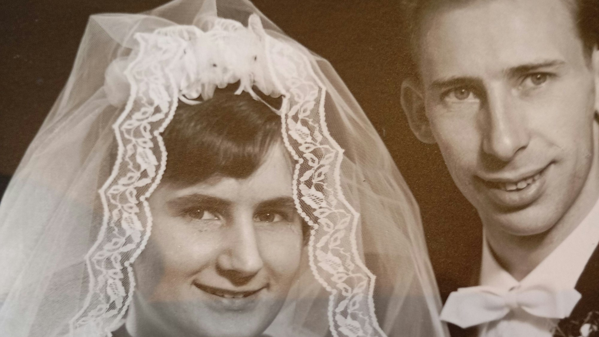 Winfried und Ilona van Eickeln bei ihrer Hochzeit 1965.