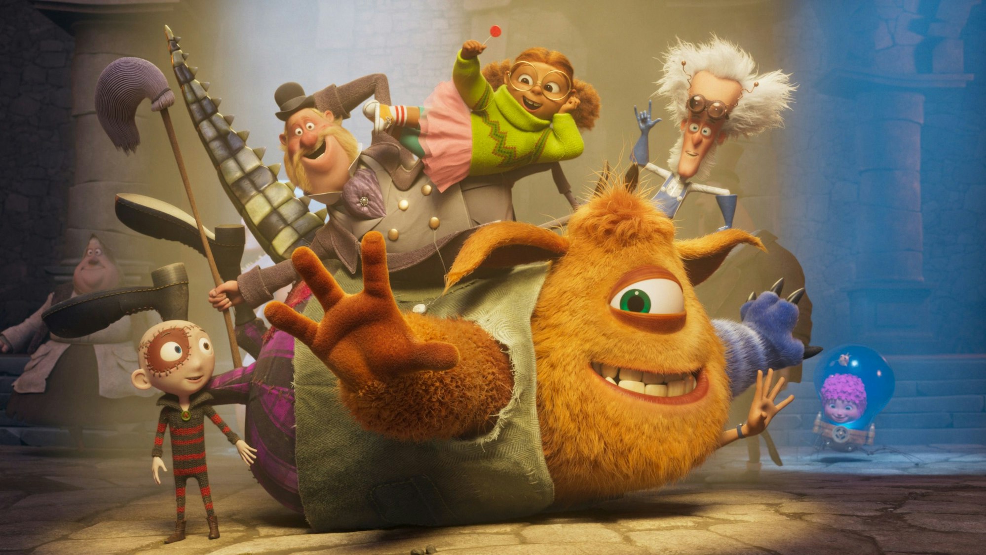 Szene aus dem Zeichentrickfilm „Alles voller Monster“.