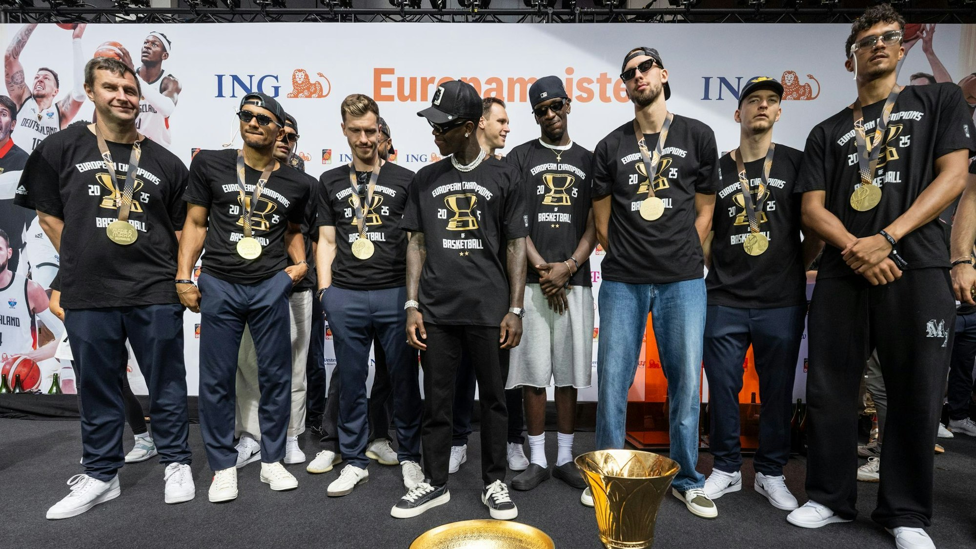 Deutschlands Basketballer haben bei der EM begeistert. (Archivbild)