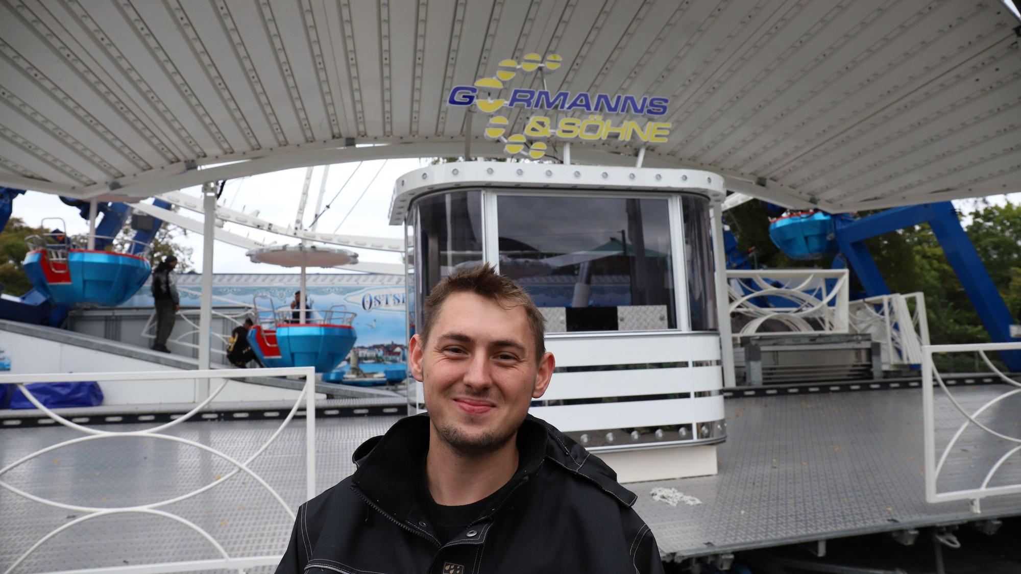 Robert Gormanns ist Chef des „Ostseesterns“. Der 22-Jährige hat das Geschäft im Alter von 18 Jahren übernommen.