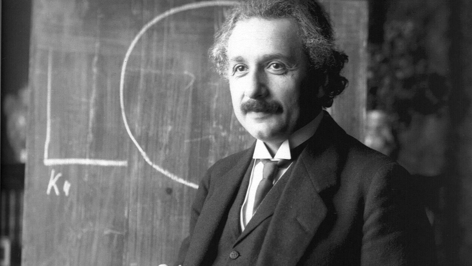 Albert Einstein war beim Kongress selbst nicht anwesend.
