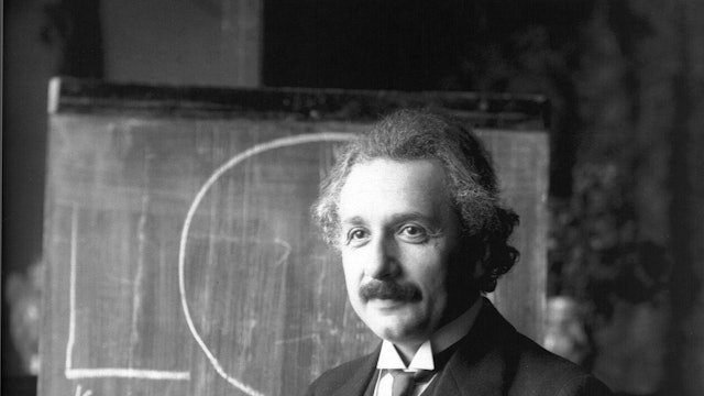 Albert Einstein war beim Kongress selbst nicht anwesend.