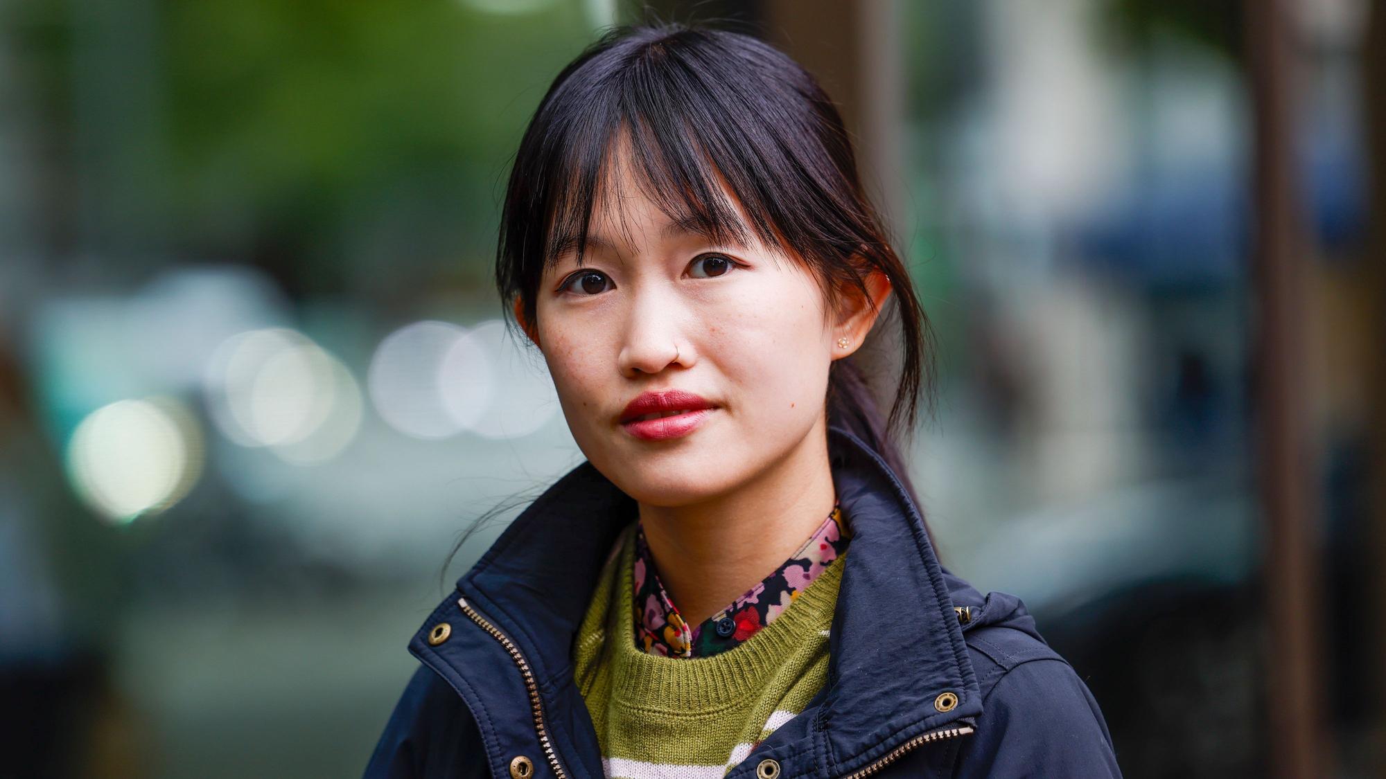 Rebecca F. Kuang bei ihrem Köln-Besuch.