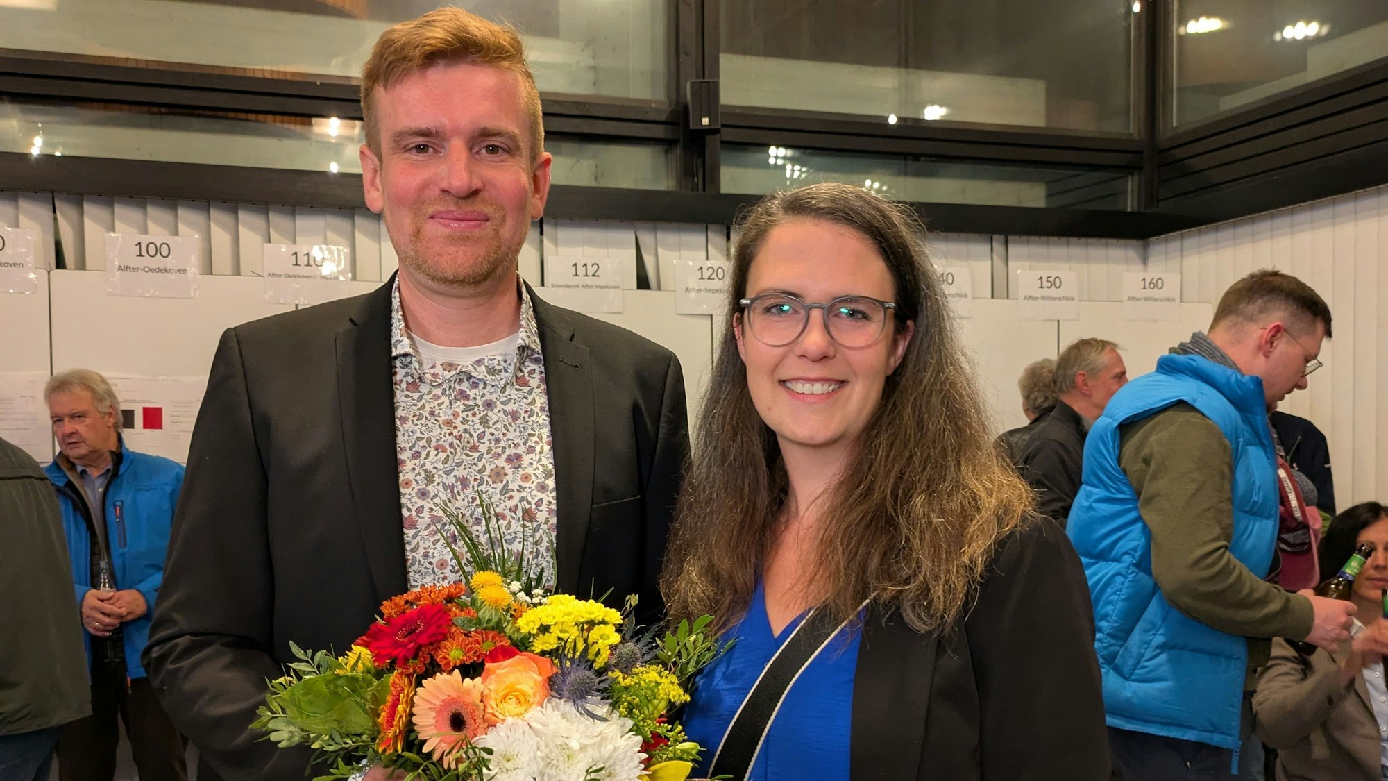 Lanzrath mit Ehefrau Nina