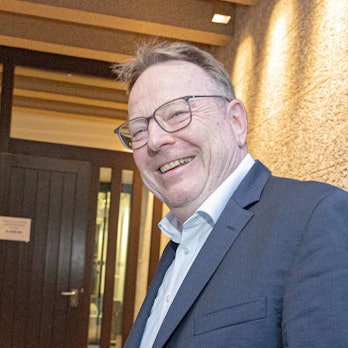 Torsten Burmester nach seinem Wahlsieg am Sonntagabend