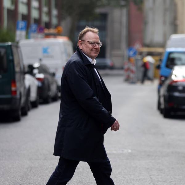 Torsten Burmester auf dem Weg ins Rundschau-Haus.