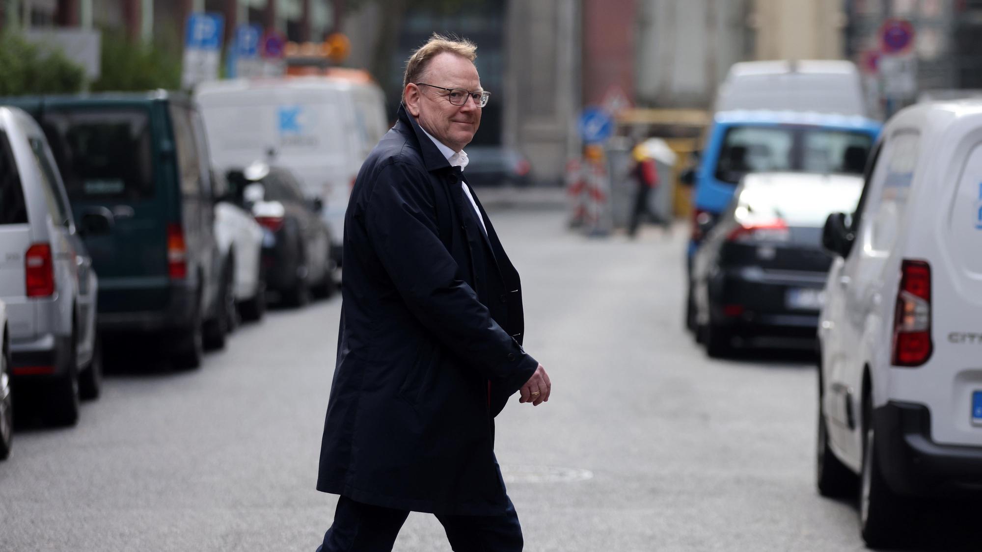 Torsten Burmester auf dem Weg ins Rundschau-Haus.