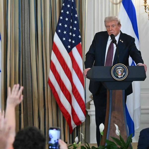 Israels Premierminister Benjamin Netanjahu (l.) wird von US-Präsident Donald Trump am Montag (29. September) im Weißen Haus empfangen.