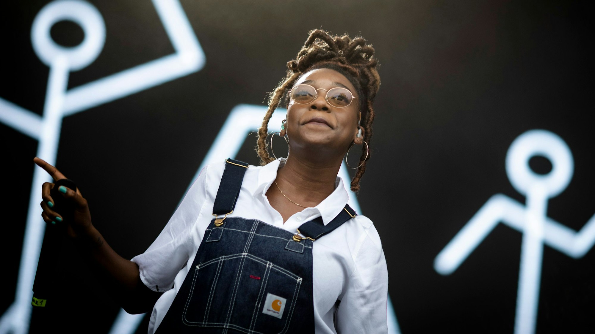 Rapperin Littlen Simz auf dem Splash-Festival 2019