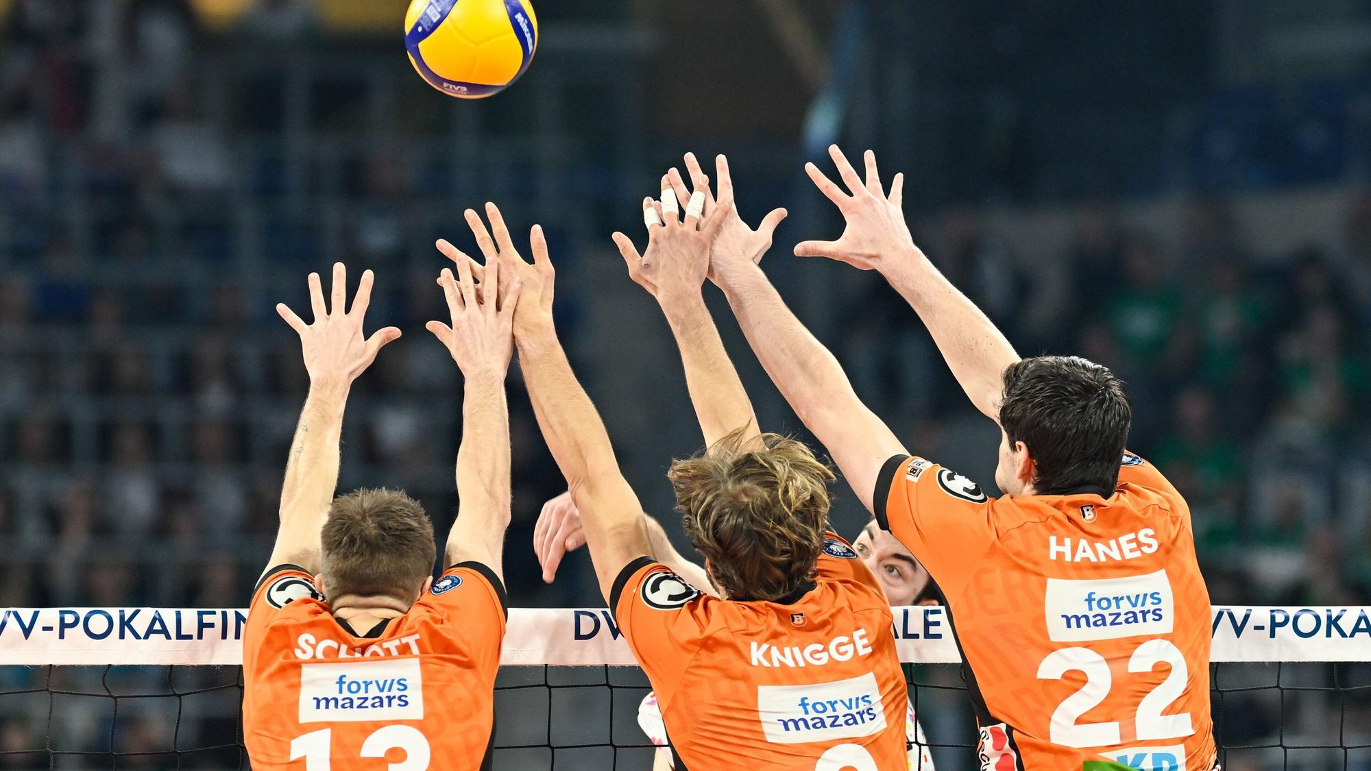 Die Berlin Volleys sind bei den Männern der amtierende Pokalsieger.