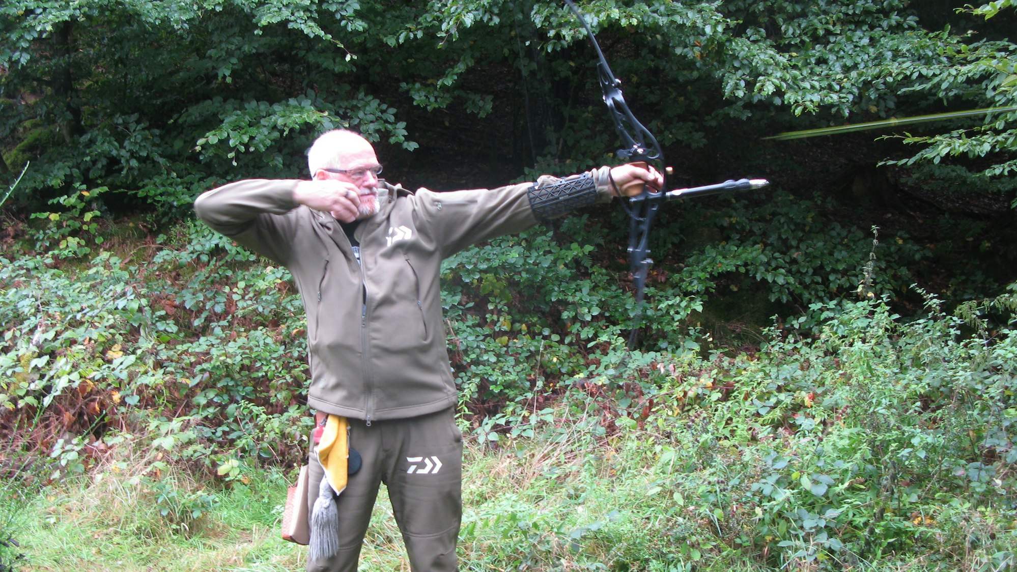 Am Robin-Hood-Turnier in Eitorf nahm auch der mehrfache Deutsche Meister, Europameister und Weltmeister Michael Goerke teil.
