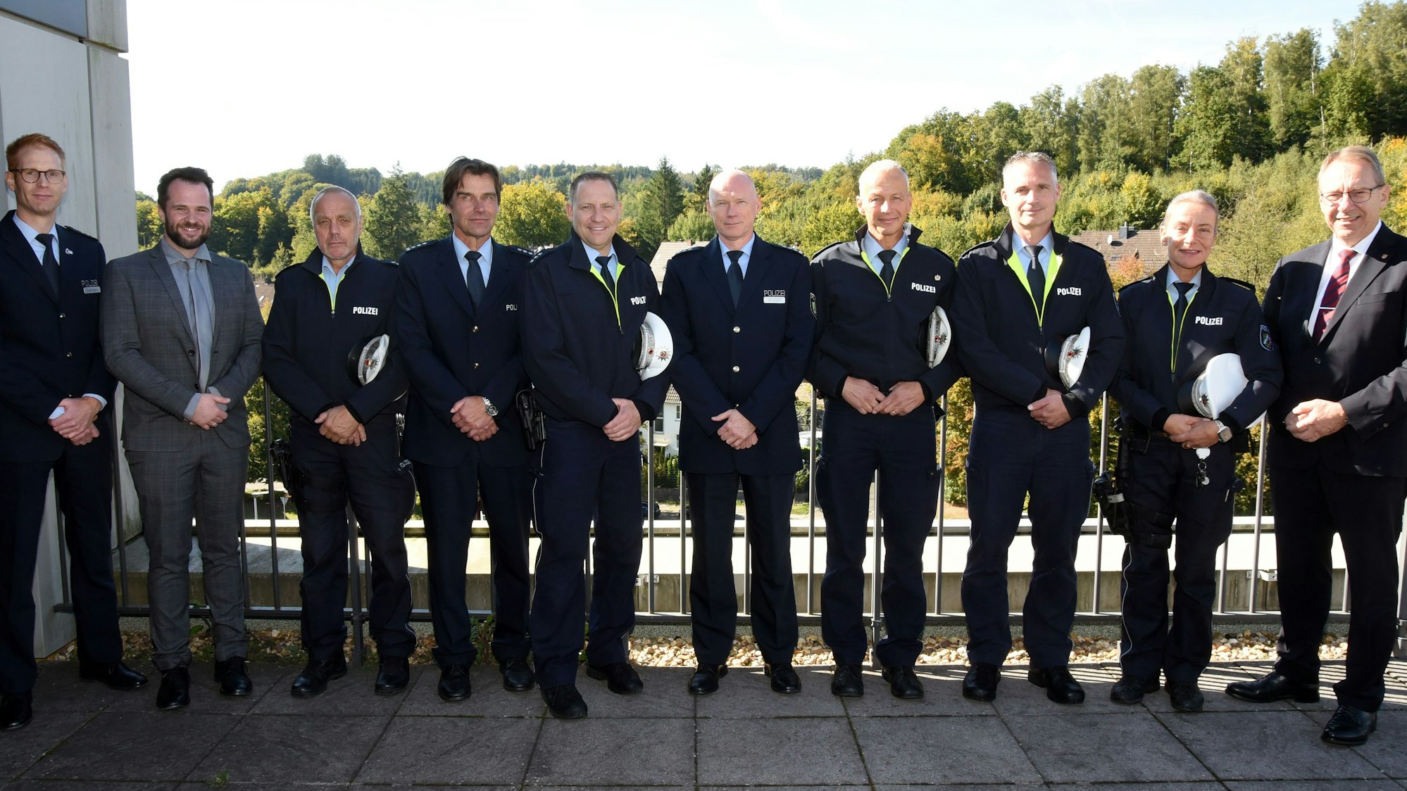 Vorstellung neuer Polizisten in Führungsposition und neuer Bezirksbeamter Neue Bezirksbeamte.