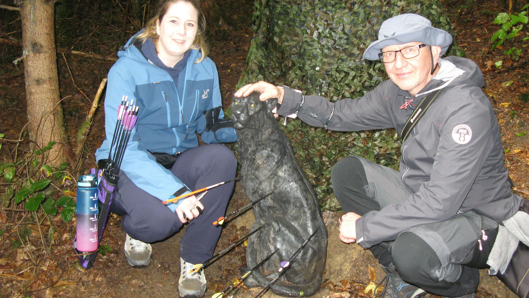 Die Panther-Attrappe war eines der Ziele im Turnierparcours mit 31 Stationen.