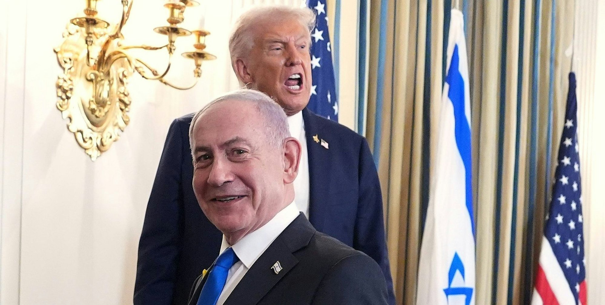 Netanjahu billigt den Plan von Trump.
