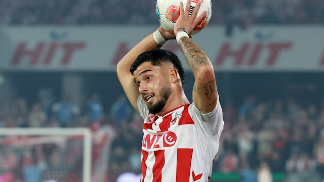 1. FC Köln vs. SC Freiburg, 2. Spieltag, 31.08.2025, 19.30 Uhr, Yusuf Gazibegovic (1. FC Köln), Bild: Herbert Bucco