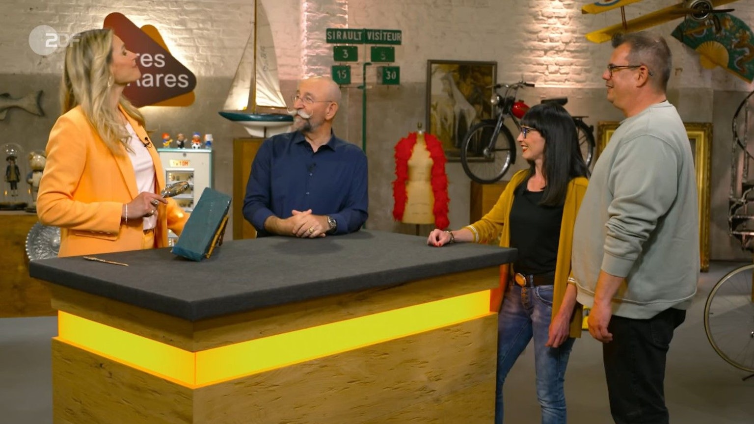 Ein Kunstwerk von Wolfgang Niedecken bei Bares für Rares