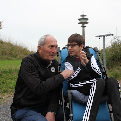 Merab Sharia und sein Sohn Bagrat wollen in Deutschland bleiben.