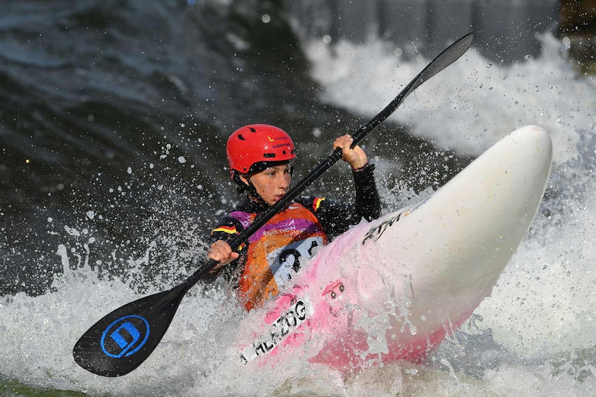 Im Kajak-Cross gehen die Deutschen leer aus, Andrea Herzog wird WM-Siebte. (Archivbild)