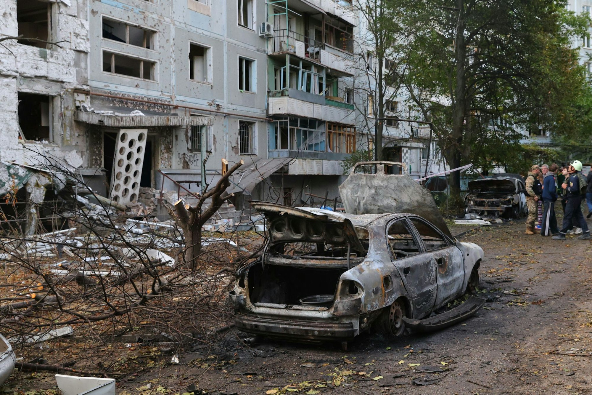 Immer wieder ist die Stadt Saporischschja Ziel russischer Angriffe.