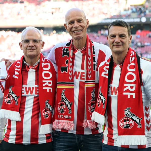 Ulf Sobek (r) will sich komplett auf den 1. FC Köln konzentrieren. (Archivbild)
