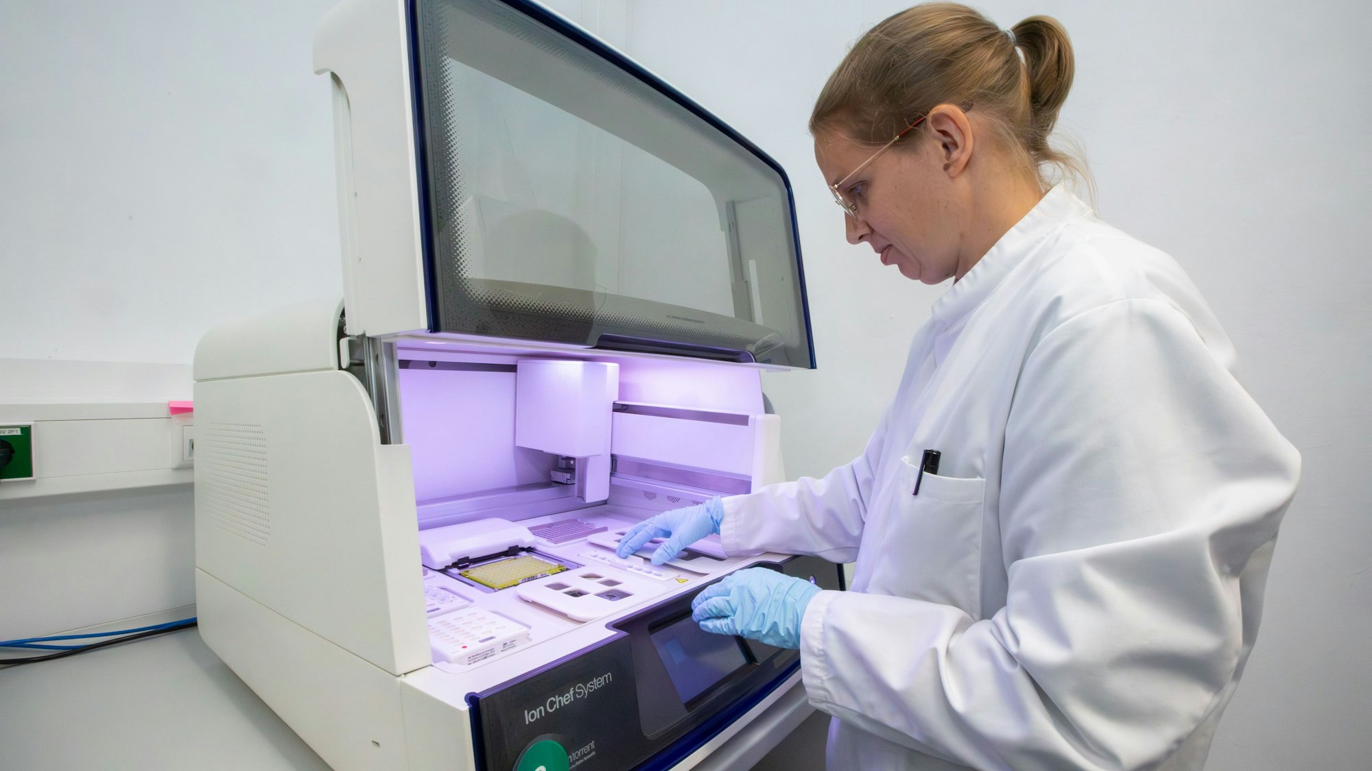 Fotos zum Neuen Labor in der Pathologie am Krankenhaus Merheim