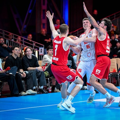 Barmer 2. Basketball Bundesliga ProA: Rheinstars Köln vs. Artland Dragons, 06.10.2025 Björn Rohwer RheinStarsKöln 15, Barmer 2. Basketball Bundesliga ProA: Rheinstars Köln vs. Artland Dragons am 06.10.2025 in der Motorworld Köln in Koeln Nordrhein-Westfalen *** Barmer 2 Basketball Bundesliga ProA Rheinstars Köln vs Artland Dragons, 06 10 2025 Björn Rohwer RheinStarsKöln 15 , Barmer 2 Basketball Bundesliga ProA Rheinstars Köln vs Artland Dragons on 06 10 2025 at Motorworld Köln in Cologne North Rhine-Westphalia Copyright: xBEAUTIFULxSPORTS/Mueller-Laschetx