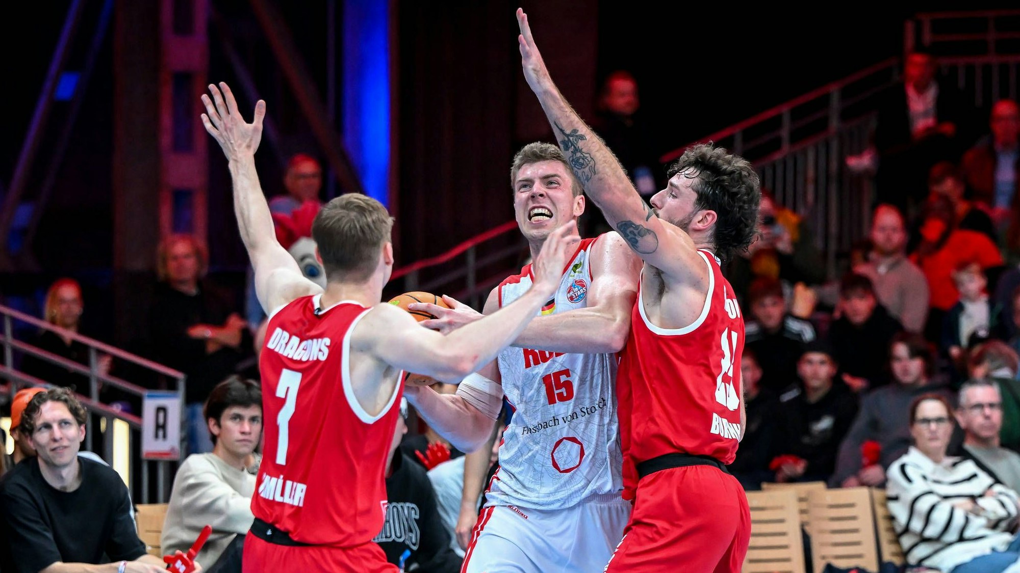 Barmer 2. Basketball Bundesliga ProA: Rheinstars Köln vs. Artland Dragons, 06.10.2025 Björn Rohwer RheinStarsKöln 15, Barmer 2. Basketball Bundesliga ProA: Rheinstars Köln vs. Artland Dragons am 06.10.2025 in der Motorworld Köln in Koeln Nordrhein-Westfalen *** Barmer 2 Basketball Bundesliga ProA Rheinstars Köln vs Artland Dragons, 06 10 2025 Björn Rohwer RheinStarsKöln 15 , Barmer 2 Basketball Bundesliga ProA Rheinstars Köln vs Artland Dragons on 06 10 2025 at Motorworld Köln in Cologne North Rhine-Westphalia Copyright: xBEAUTIFULxSPORTS/Mueller-Laschetx