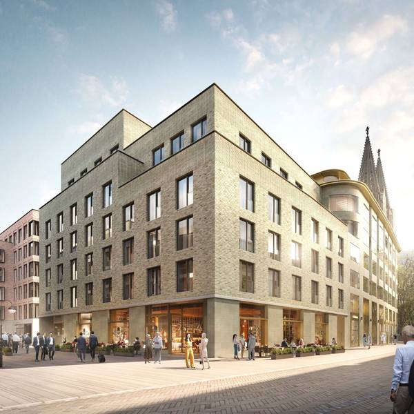 Im Goldschmied Carré entsteht derzeit dieser neuer Gewerbe-, Hotel und Bürokomplex in direkter Nähe zum Dom.