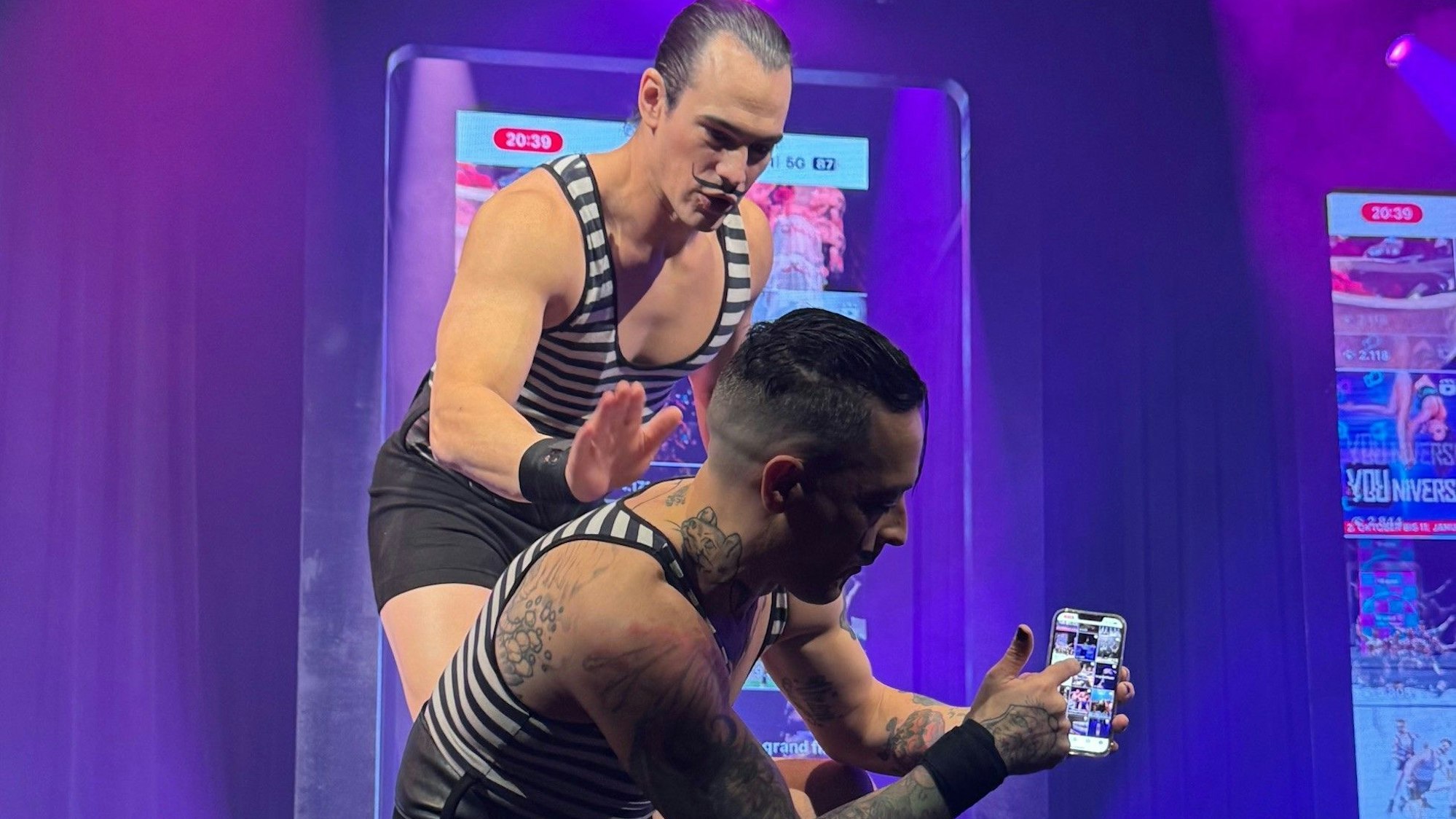 Das Duo Forza zeigt sein Instagram-Profil.