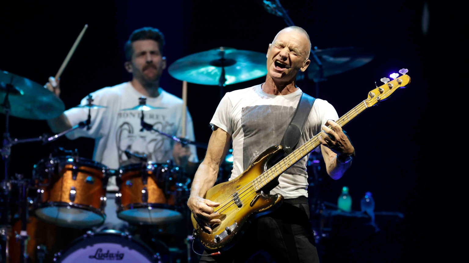 Sting beim Auftritt in der Lanxess Arena.
