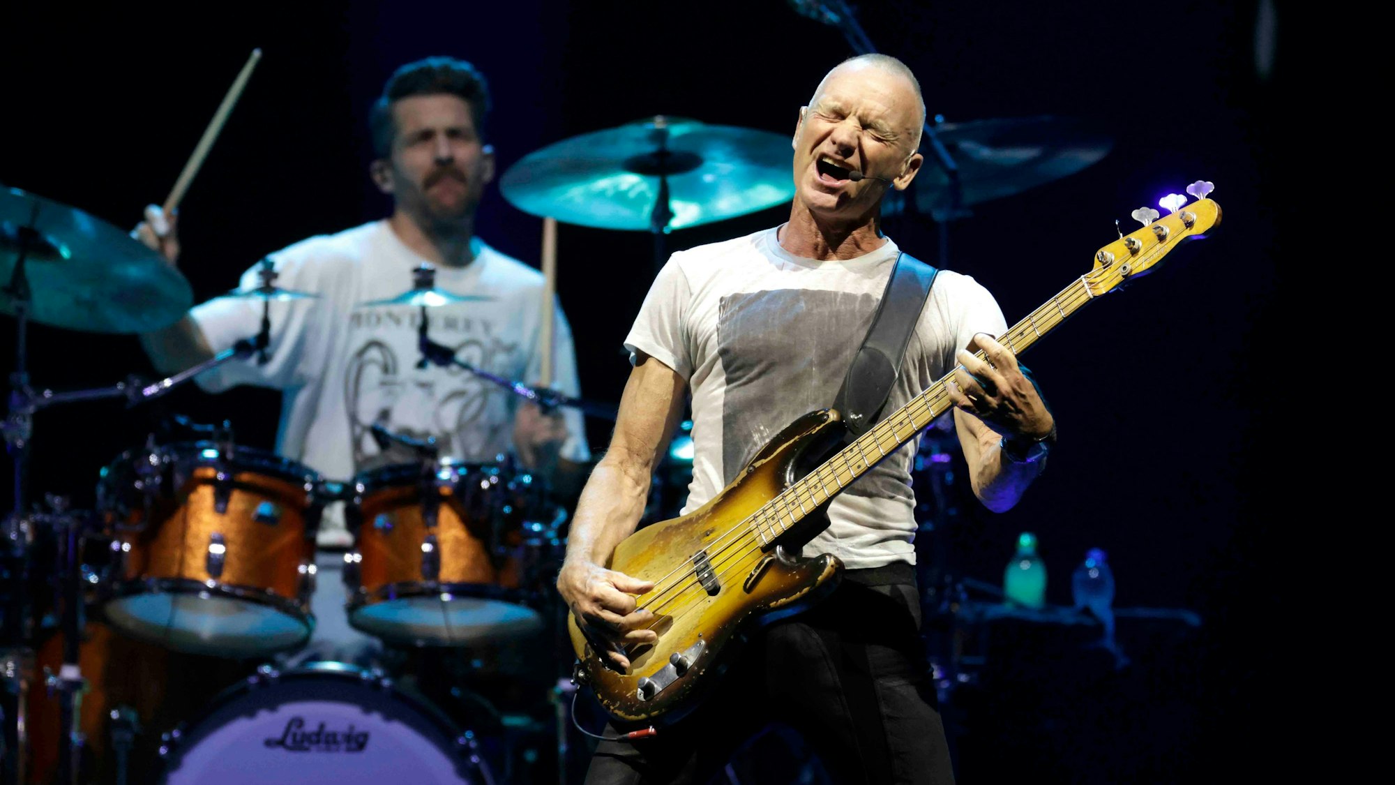 Sting beim Auftritt in der Lanxess Arena.