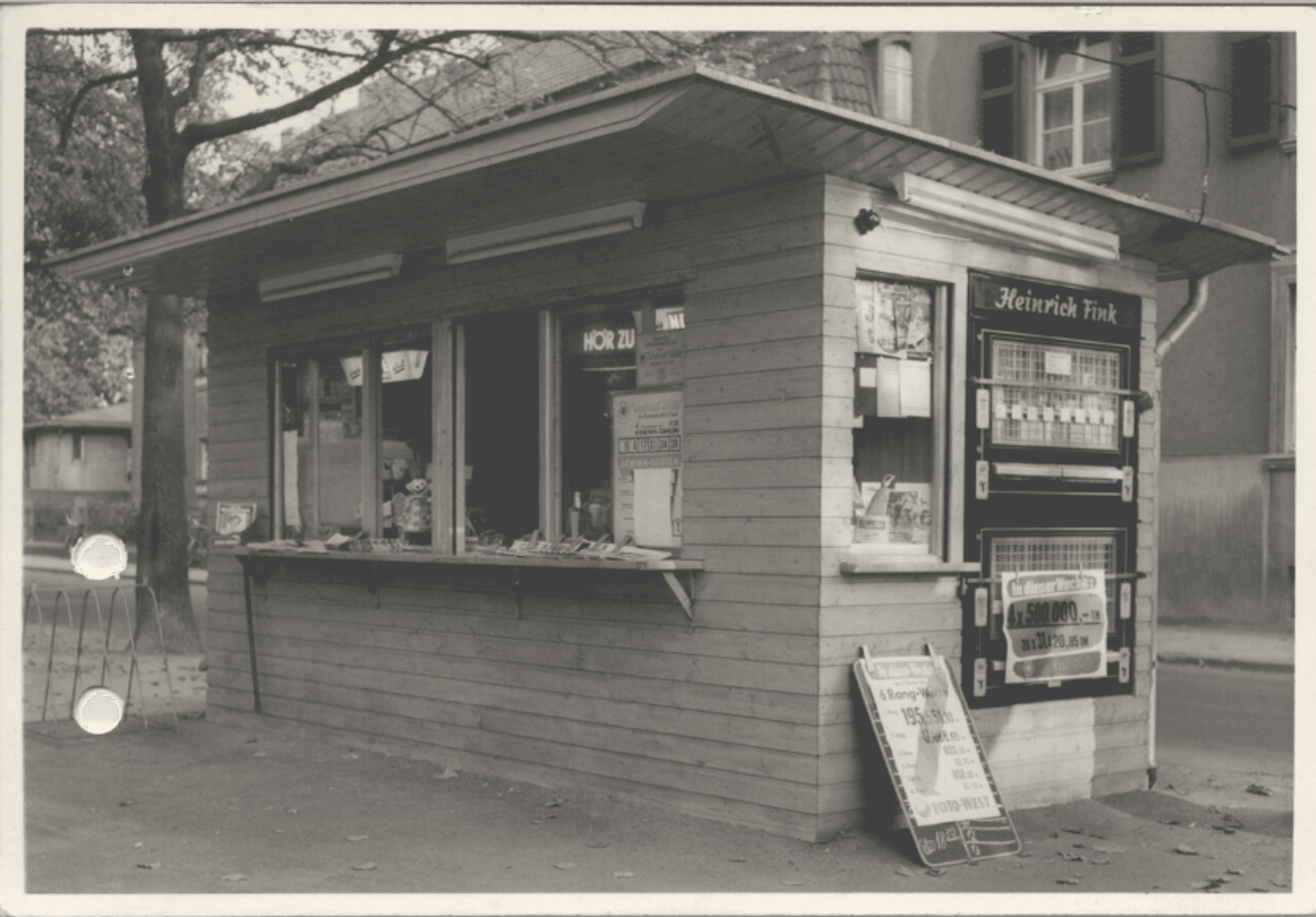 Annahmestelle aus dem Jahr 1959