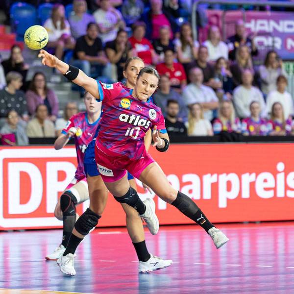 Mareike Thomaier im Spiel.