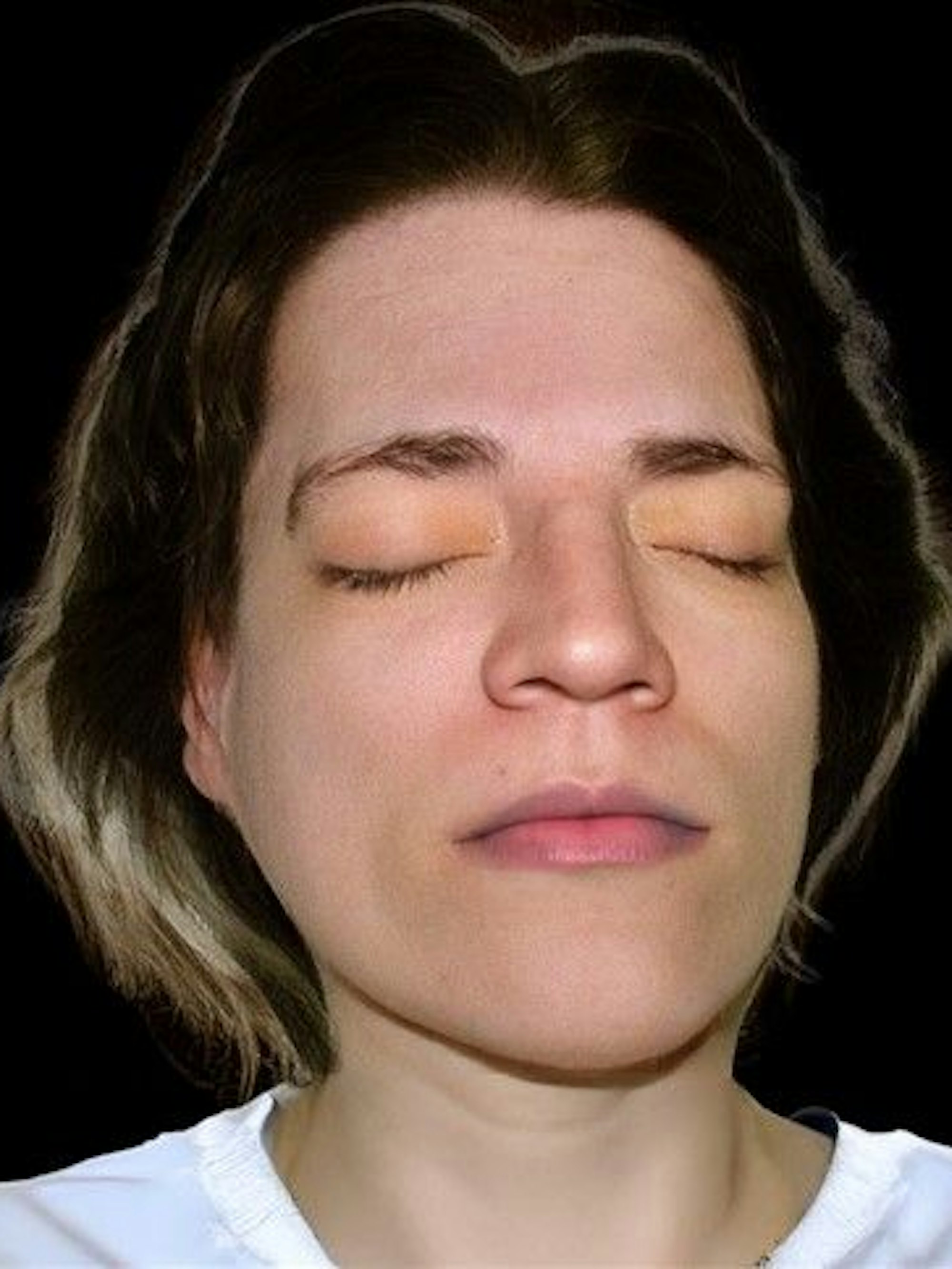 Diese mit KI bearbeitete Bild von der Toten hat die Polizei veröffentlicht.