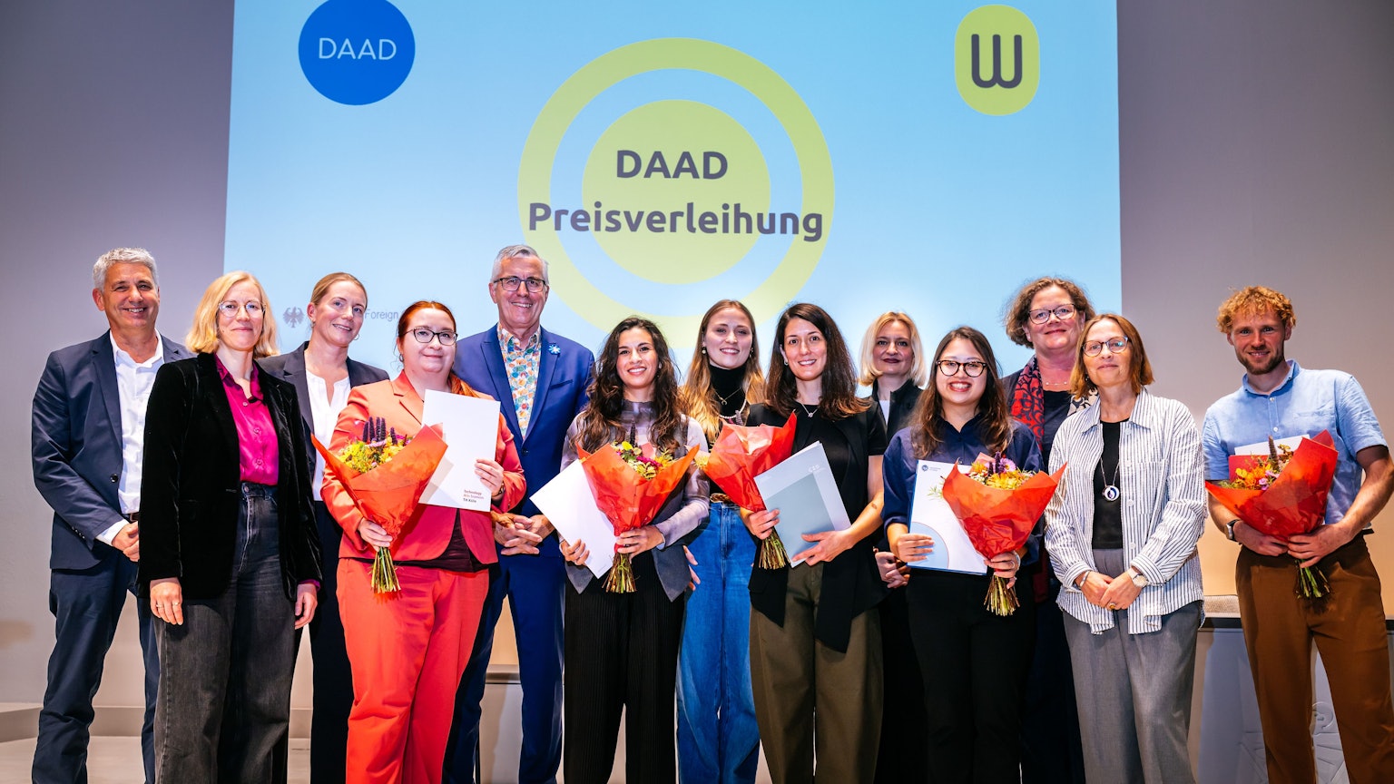 Der DAAD würdigte mit seinen Preisen akaddemische Leistungen und soziales Engagement.