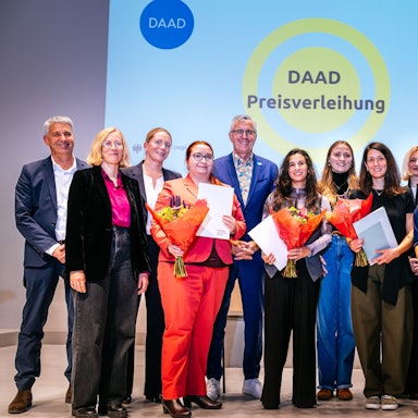 Der DAAD würdigte mit seinen Preisen akaddemische Leistungen und soziales Engagement.