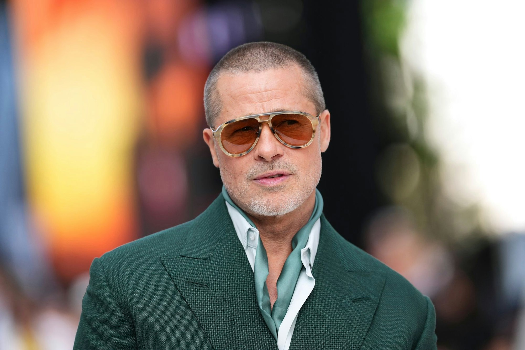 Hollywoodstar Brad Pitt im Sommer bei einer «F1»-Premiere in London. (Archivbild)