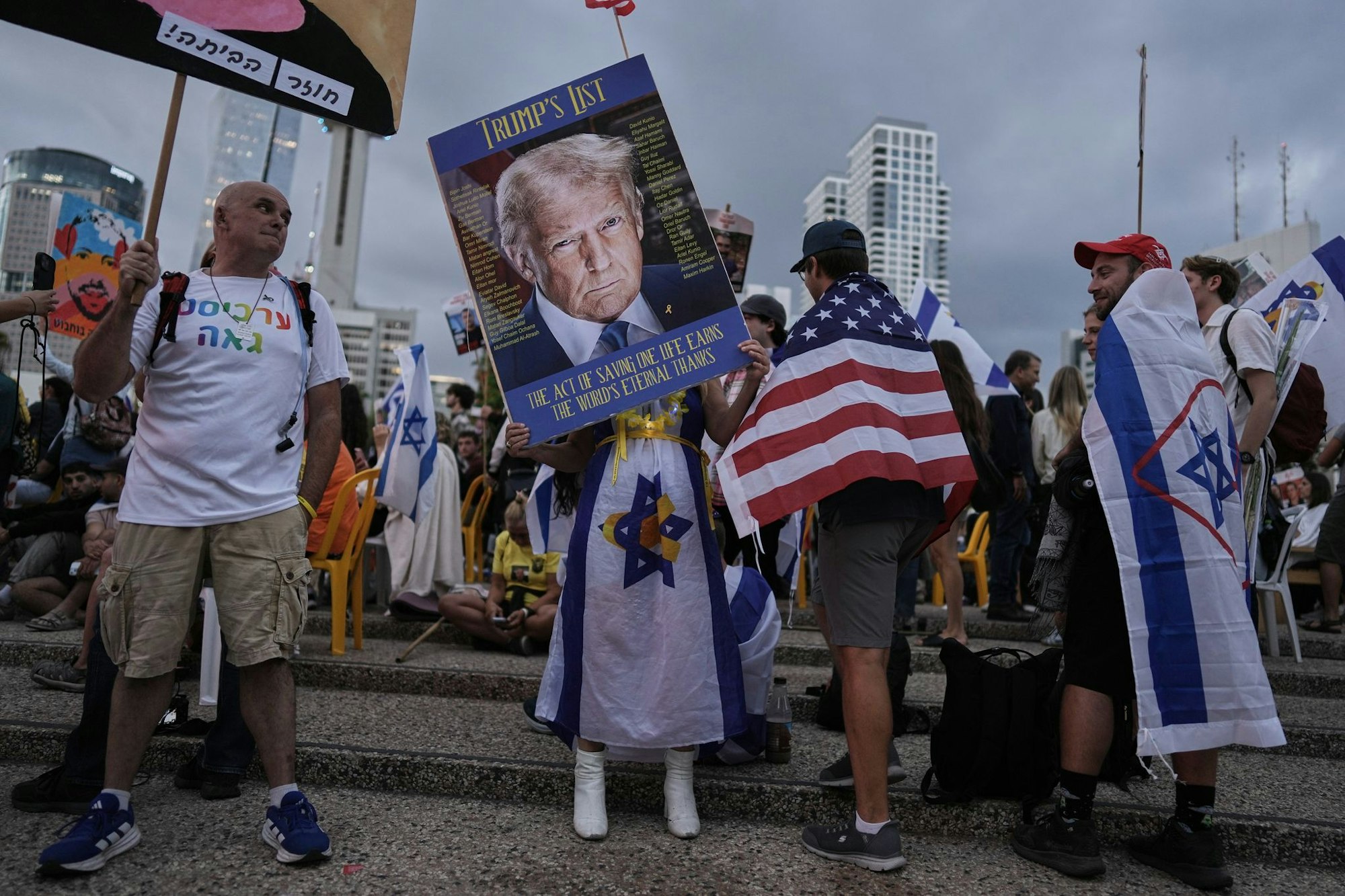Trump wird für seinen Friedensplan im Gaza-Krieg von vielen gefeiert.