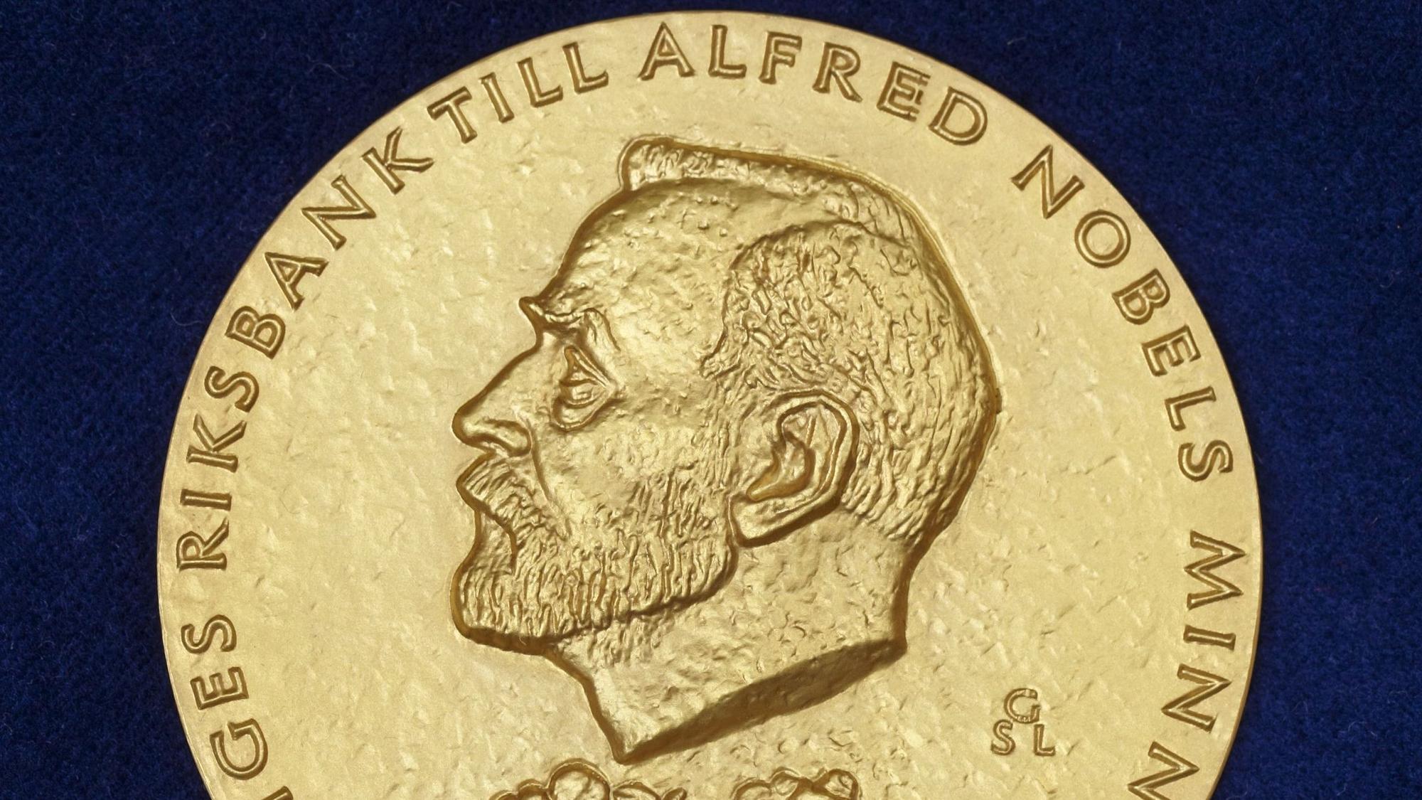 Die goldene Medaille, die mit dem Wirtschaftsnobelpreis vergeben wird.