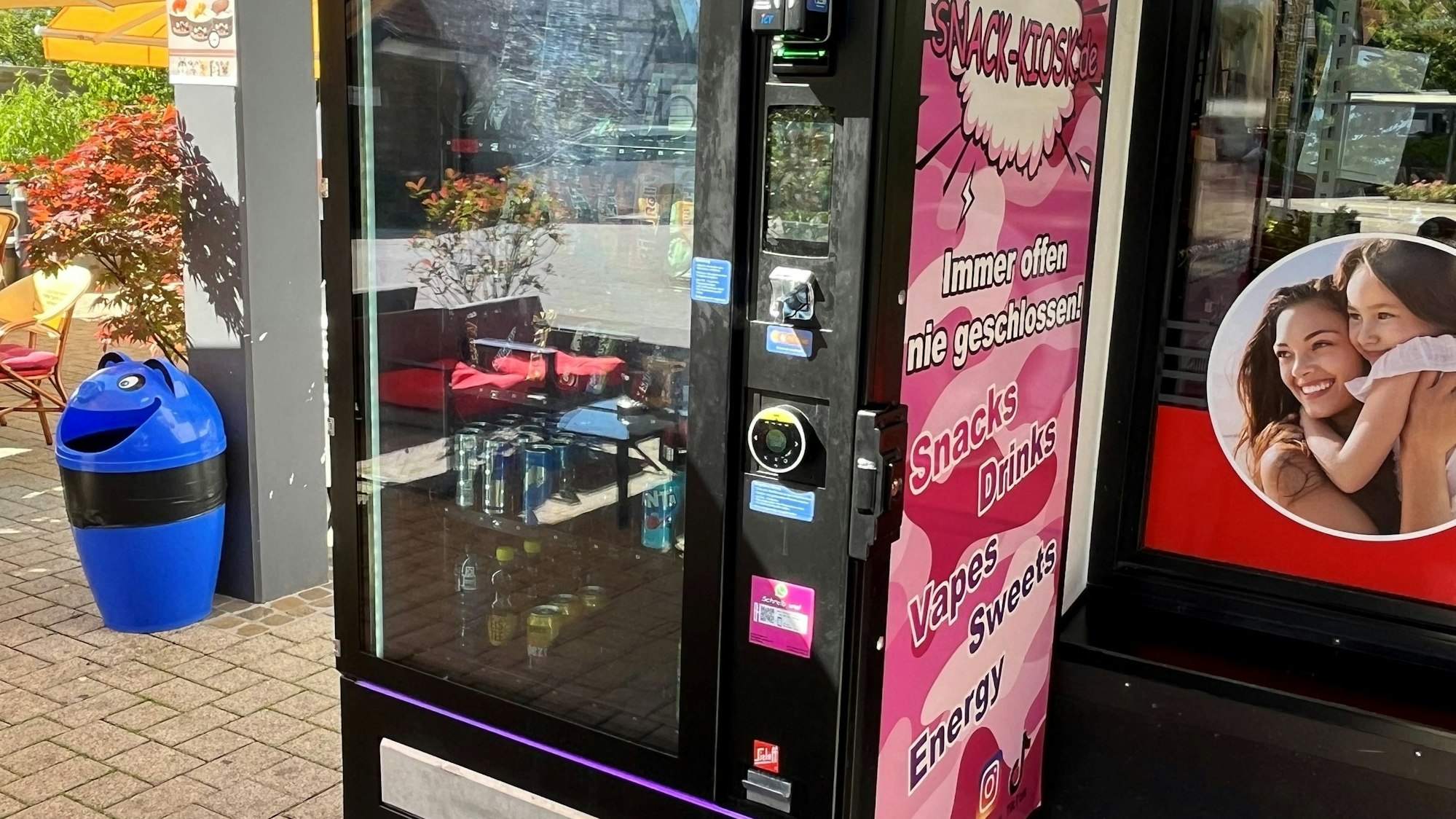 Der umstrittene Snackautomat.