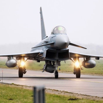 Deutsche Eurofighter sollen von Polen aus zum Schutz der Nato-Ostflanke beitragen. (Archivbild)