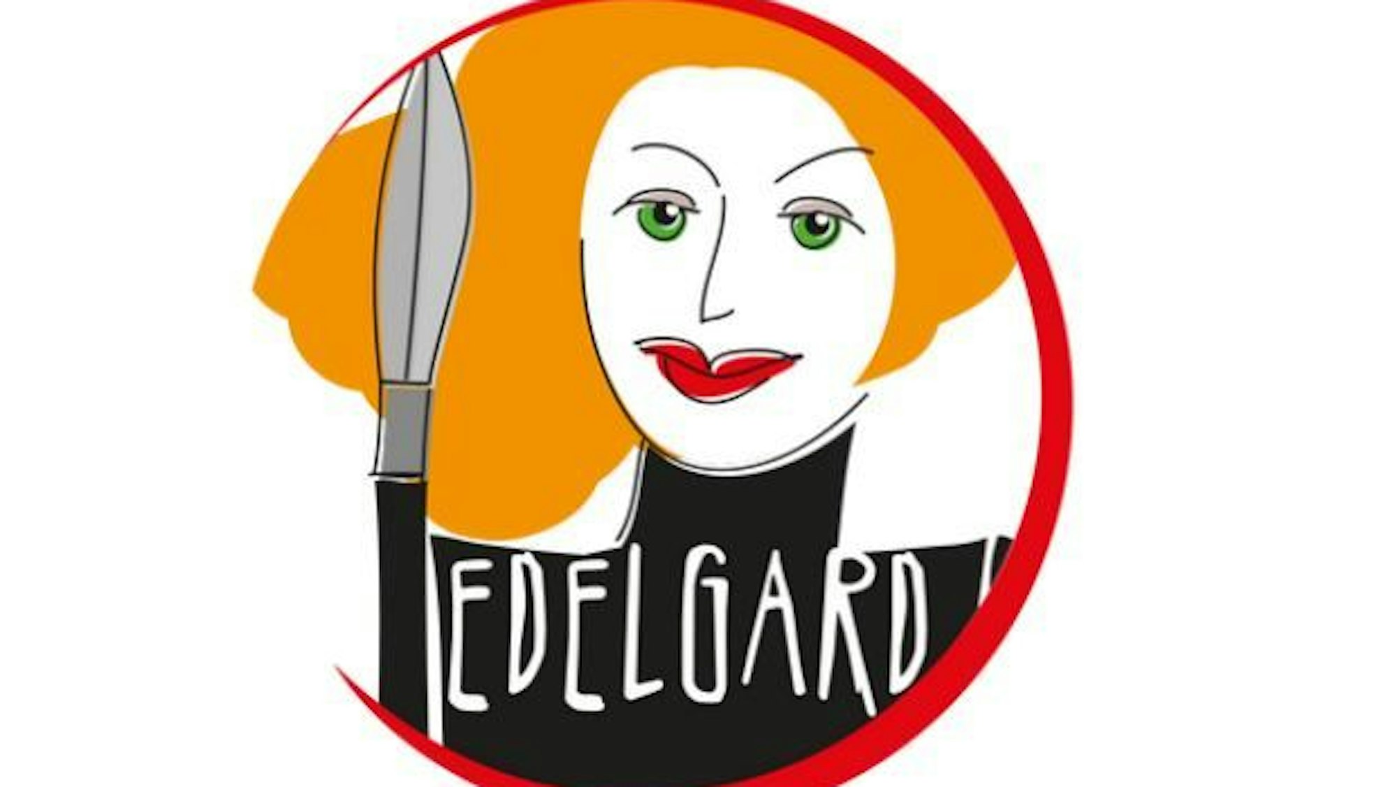 Mit diesem Logo zeigt Edelgard in Köln Präsenz