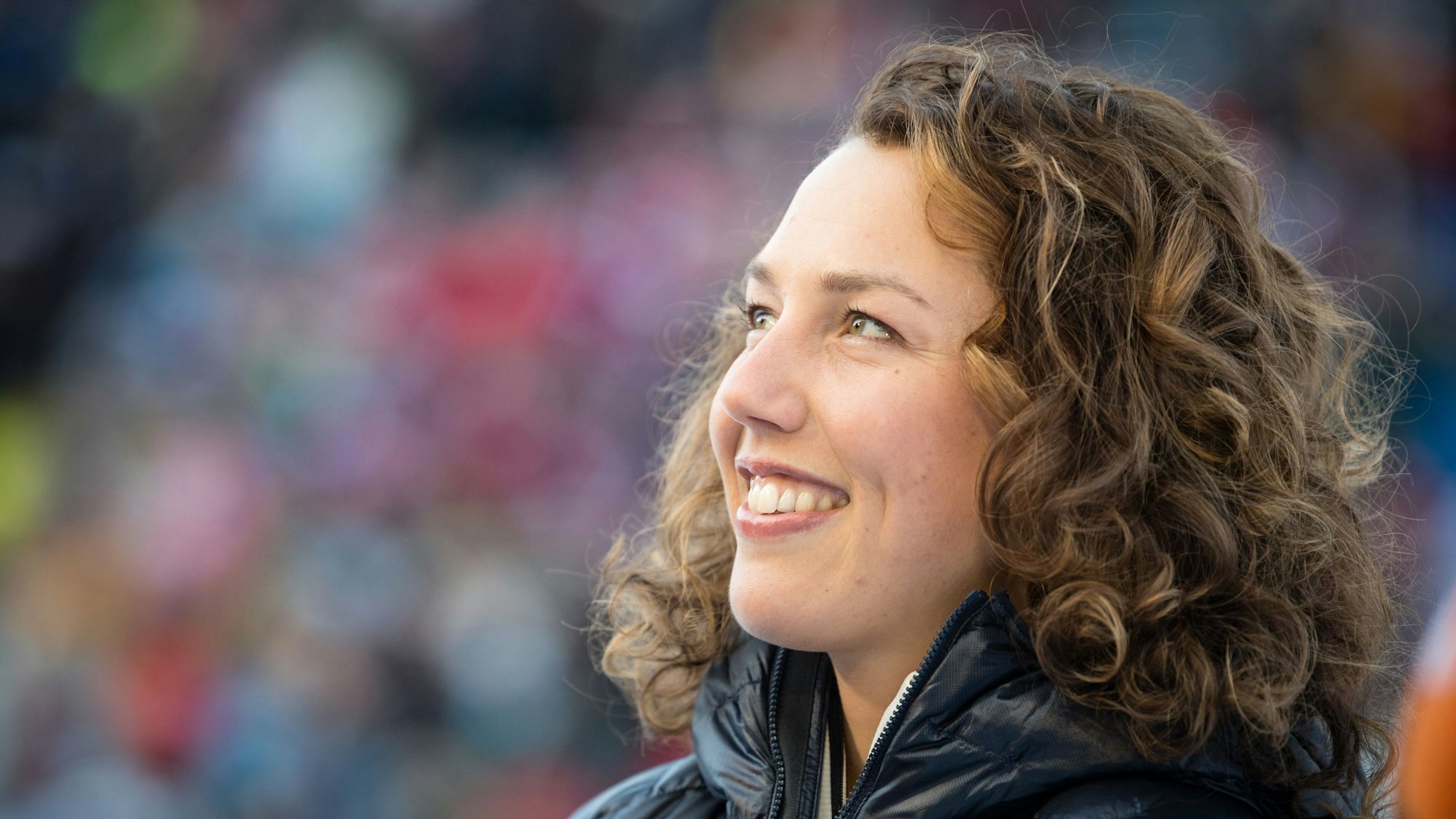 Laura Dahlmeier im Jahr 2020 beim Biathlon-Weltcup in Ruhpolding